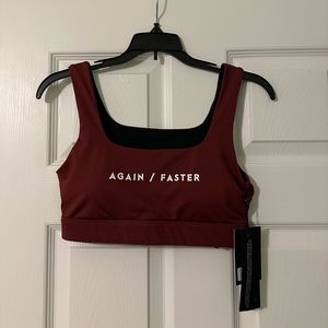 NWT Virus Again Faster Tilt Sports Bra Size M